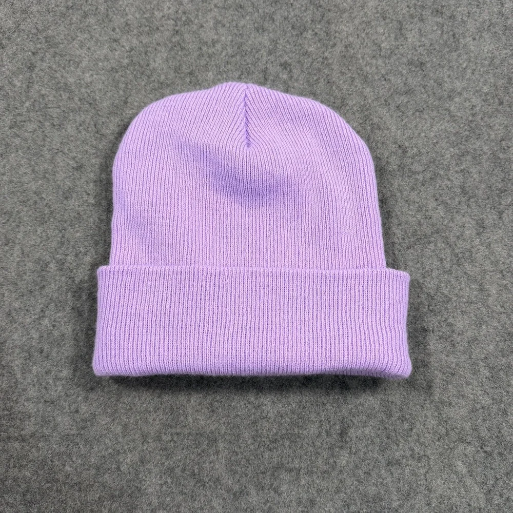 Carhartt Lavender Purple Knit Cuffed Winter Beanie Hat Cap Unisex One Size